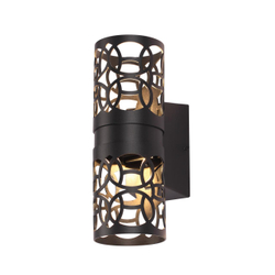 359537 STREET NT25 000 черный Светильник ландшафтный настенный IP65 LED 2*5W 3000К 100-240V NETZ