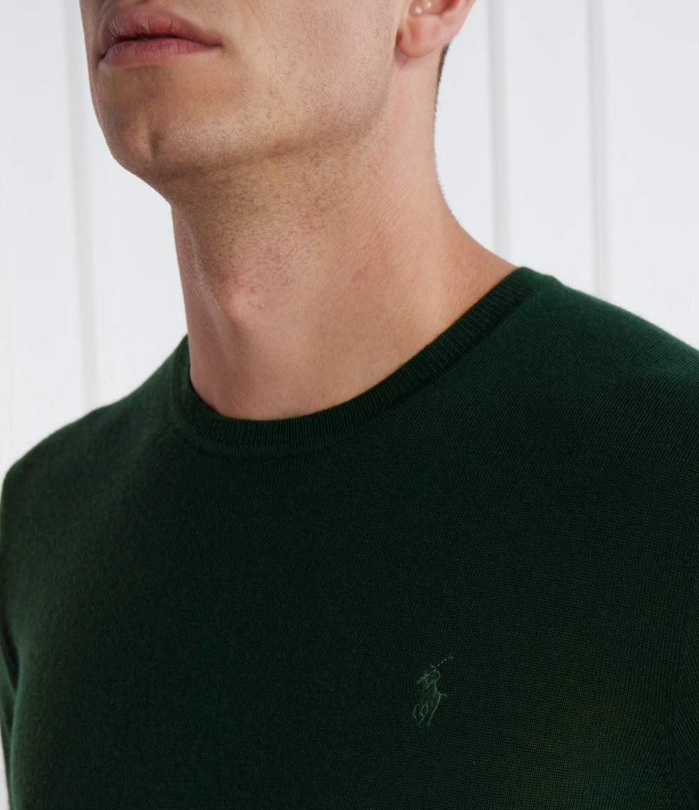 Хлопковый свитер POLO RALPH LAUREN - зеленый(710876846)