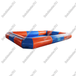 Бассейн для водной горки 6*4*0,65 м с липучкой для горки