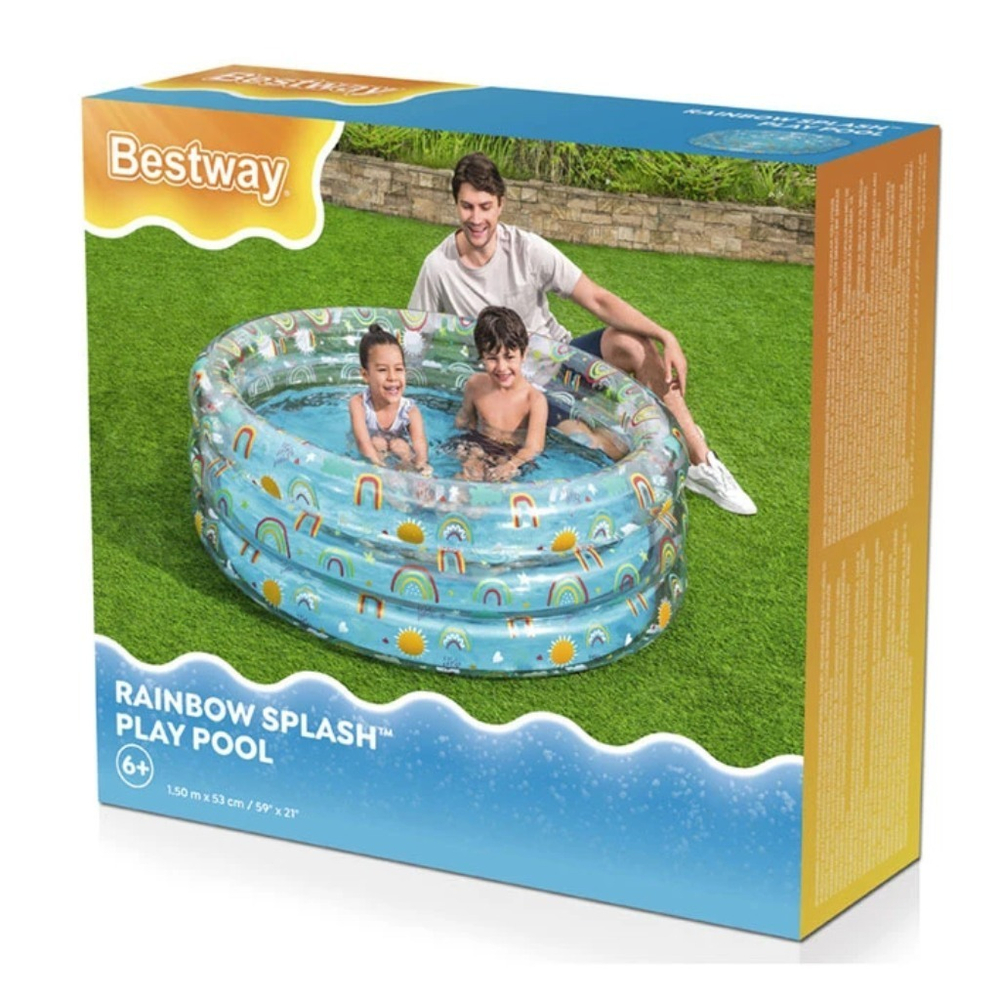 Бассейн надувной Bestway, 150х53 см, 51045, 445 л, ремкомп