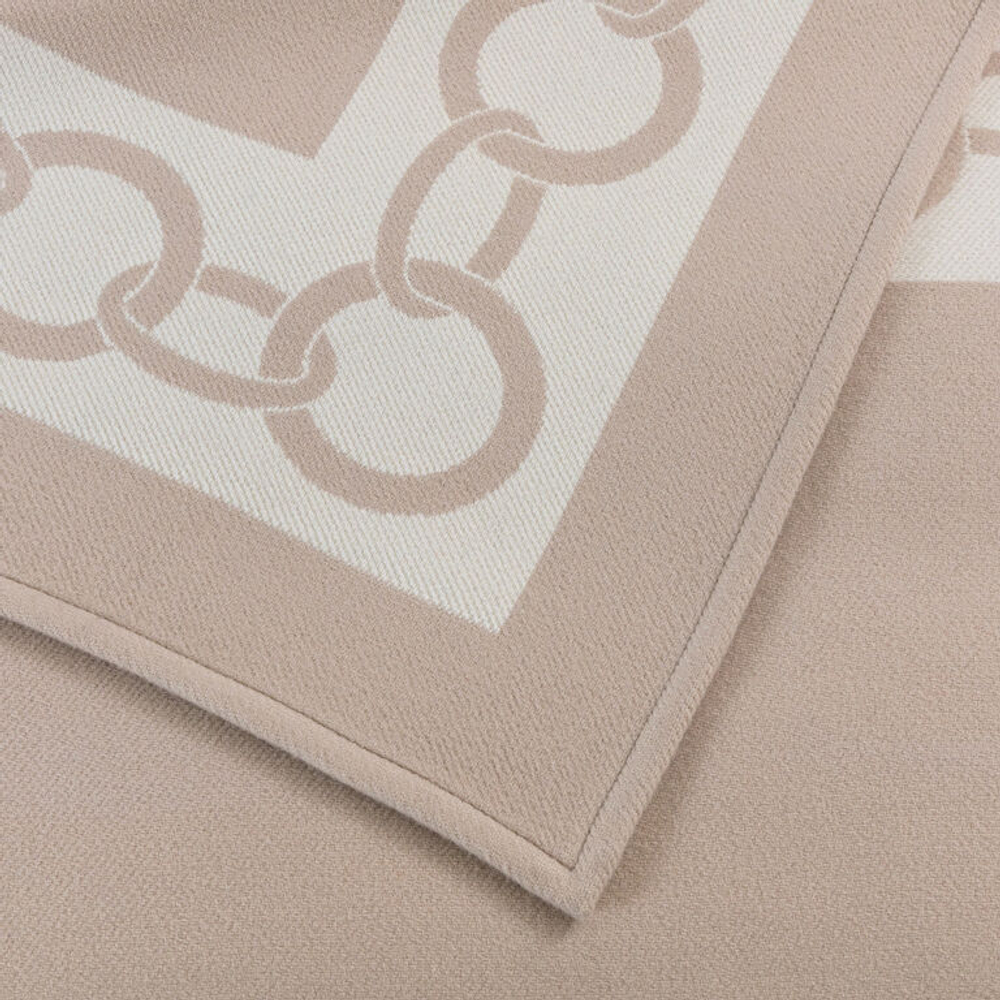 Плед Frette Chains Beige/Milk (130 x 200 см)