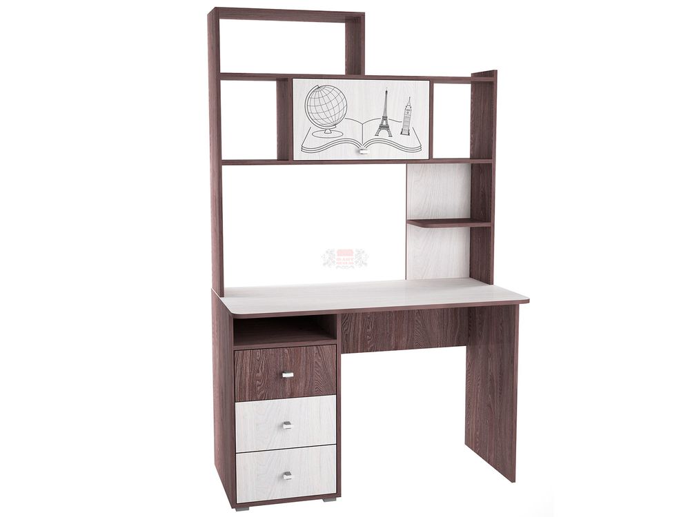 Омега-18 стол письменный с надстройкой