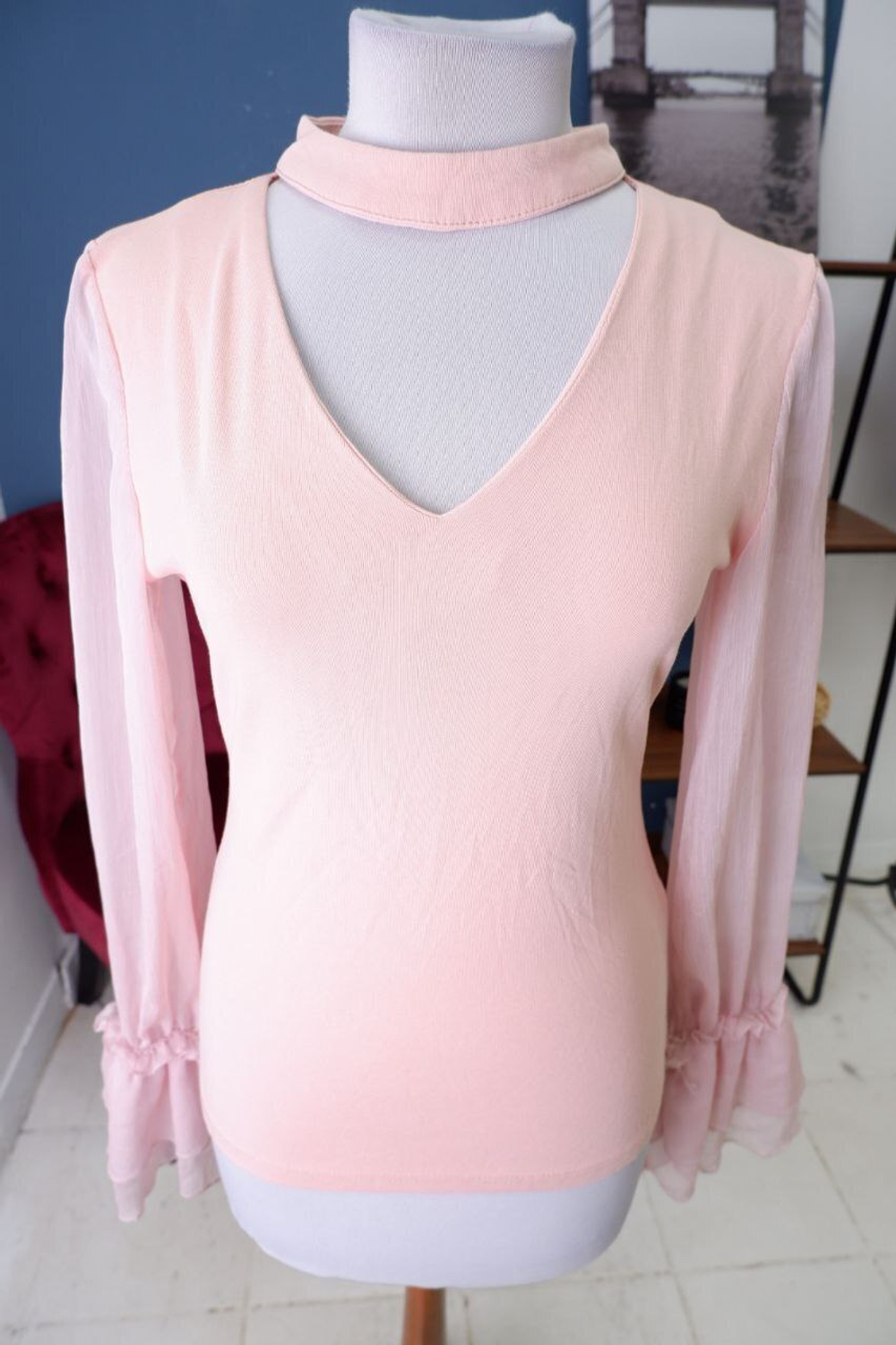 Блузка Unicа комбинированная 48 размер