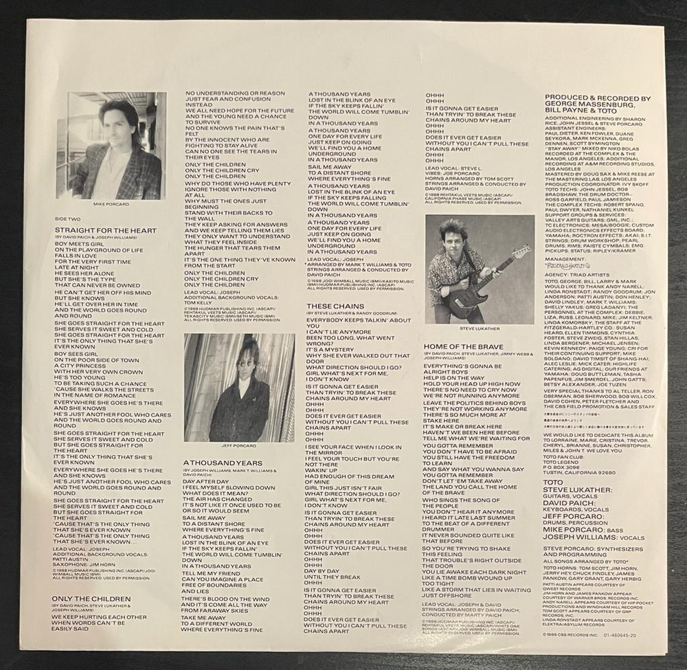 Toto- The Seventh One (Голландия 1988г.)