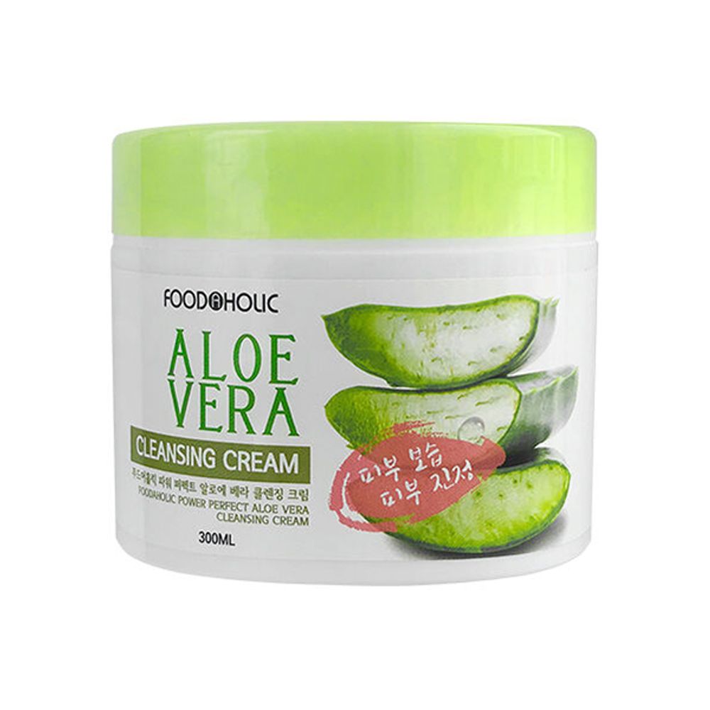 Крем для лица &quot;Очищающий&quot; FoodaHolic Aloe Vera Cleansing Cream, с экстрактом алоэ, 300 мл