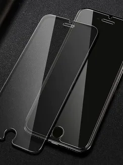 Защитное стекло 2.5D LuazON для iPhone 6 Plus/6S Plus (5.5"), полный клей