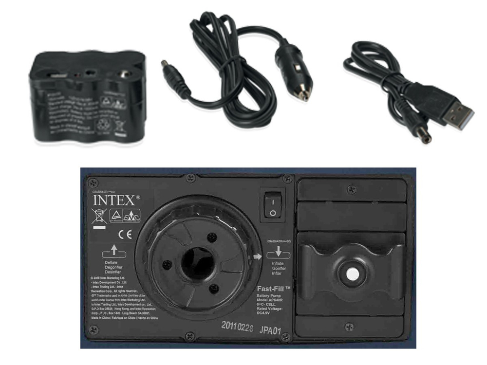 Надувной матрас Intex, 102х191х23 см.