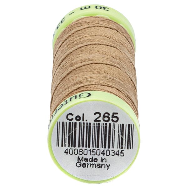 Нитки отделочные Gutermann Top Stitch 30 (30 метров), 5 кат. | 265 серо-песочный