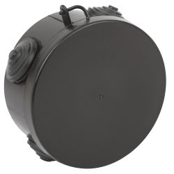 Распаячная коробка ЭРА KOR-85-40-4g-B открытой установки черная 85х40мм с гермовводами 4 вх. IP54