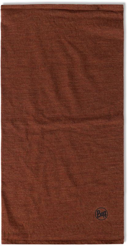 Шерстяной шарф-труба Buff Merino Midweight Melange Cinnamon Фото 3