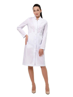 Халат медицинский женский Doctor Big 294 на кнопках, белый, 54