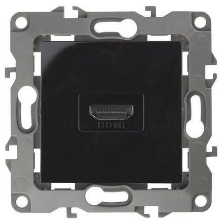 Розетка 12-3114-06 HDMI черн. ЭРА Б0027486