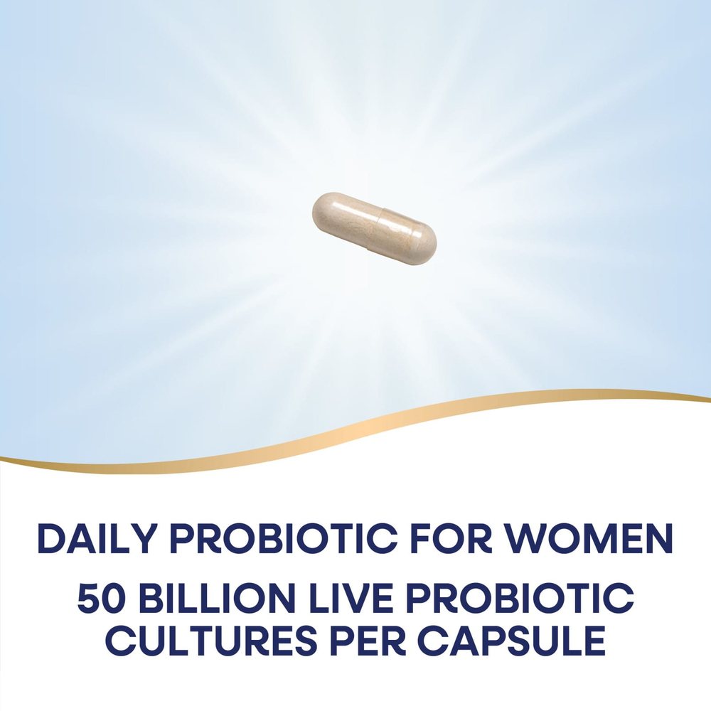 Nature's Way, Optima® Probiotic, Fortify®, пробиотик для женщин, 50 млрд, 30 капсул с отсроченным высвобождением