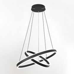 Citilux Дуэт CL719641 LED Люстра подвесная с пультом Чёрная