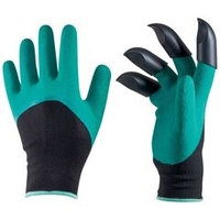 Перчатки садовые с пластиковыми когтями GG-4, размер 9 (L) 003656-SK