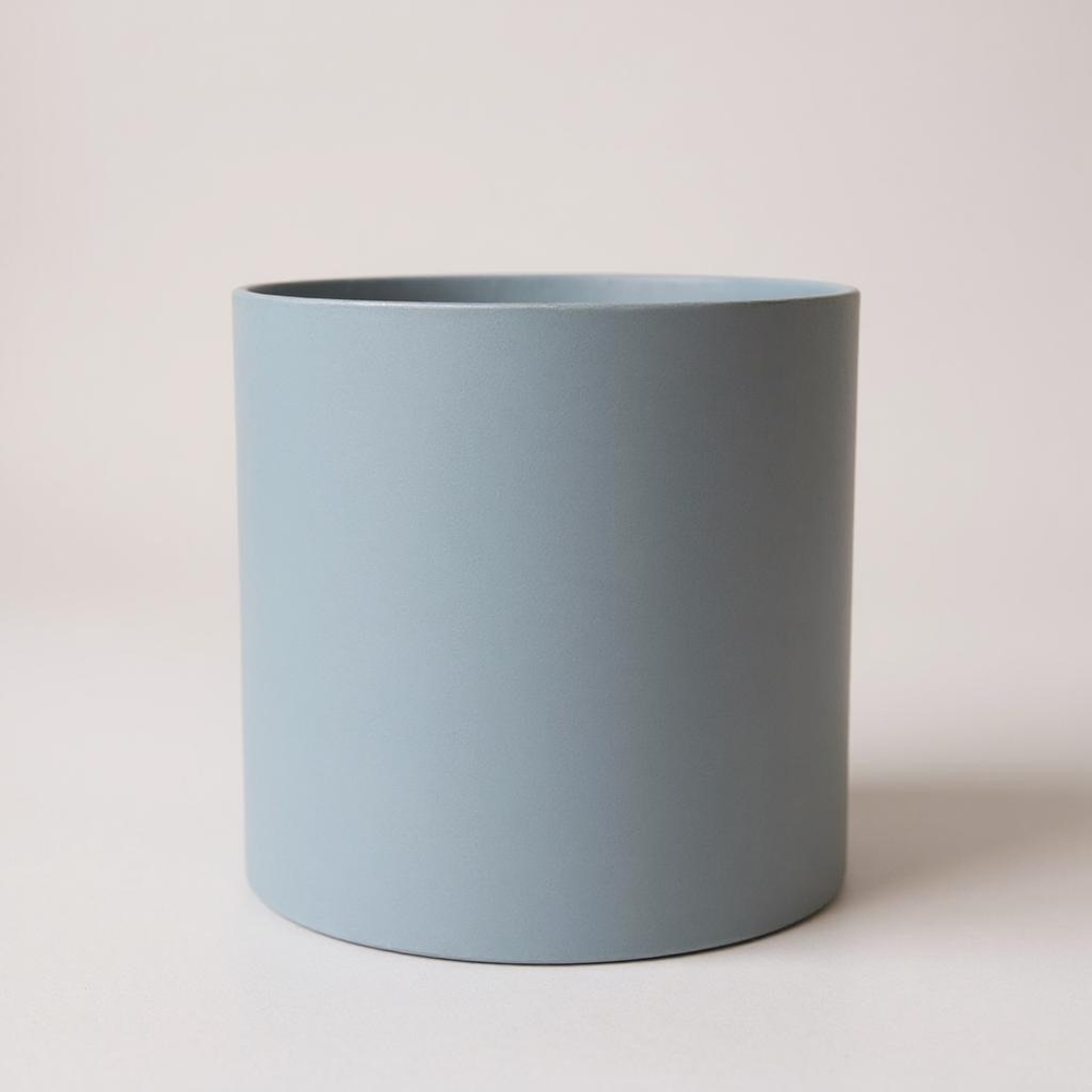 Шляпная коробка без крышки и лент 24х25 см Цвет; Голубой.