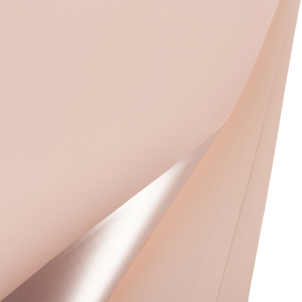 ЛИСТ матовый "Розовое золото" 57x57см (20шт) ПЕРСИК