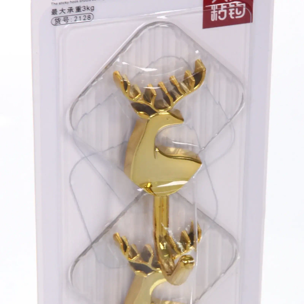 Крючки в наборе 2шт на липком слое «ЛАМИНГТОН», прозрачные, 23*9,5см/нагрузка 3кг