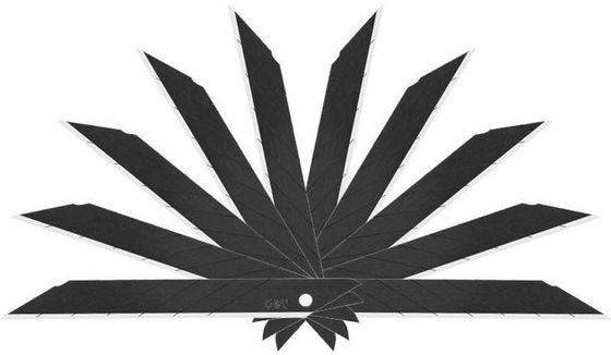 Лезвия Deli черные 9ММ 30° (10шт.)