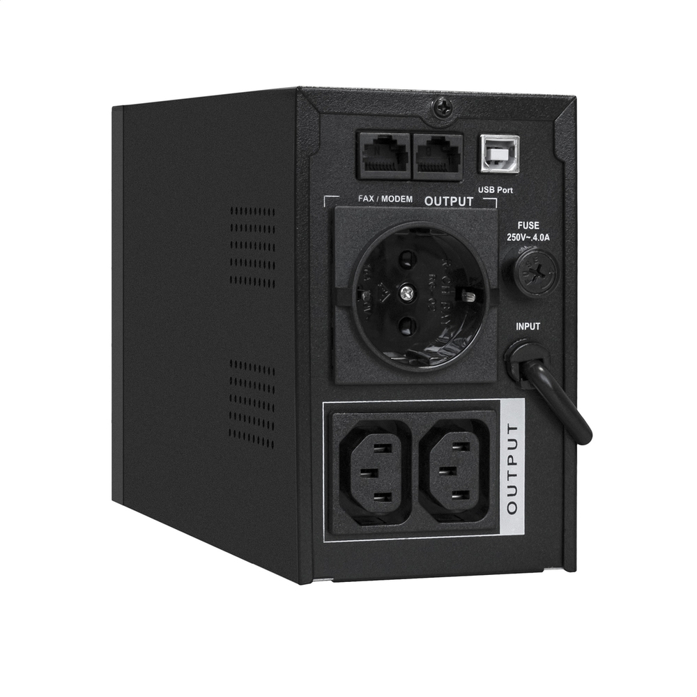 Источник бесперебойного питания  Exegate SpecialPro UNB-1000.LED.AVR.1SH.2C13.RJ.USB