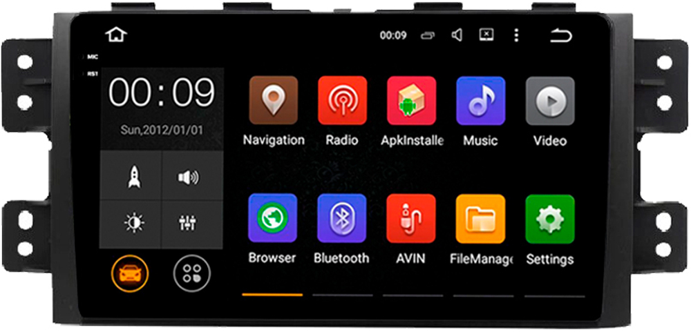 Магнитола для KIA Mohave 2008-2017 - AIROC 2K RX-2315 Android 13, QLed+2K,  ТОП процессор, 8/128, CarPlay, SIM-слот