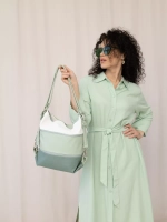 Сумка через плечо большая трансформер шоппер