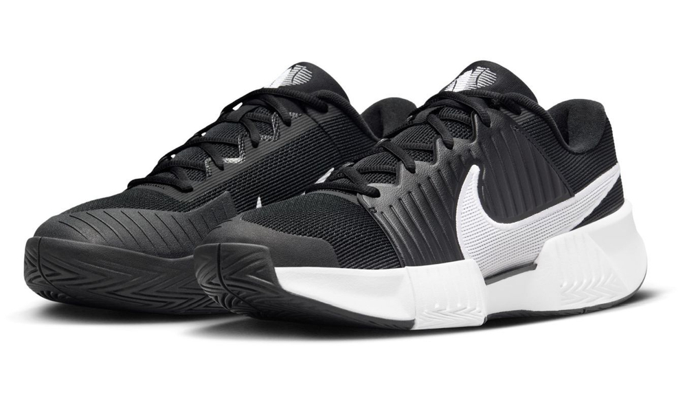 Мужские кроссовки теннисные Nike Zoom GP Challenge Pro - black/white/black