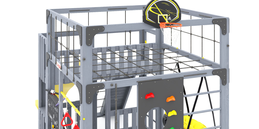 Детская площадка Савушка КУБ-3 (серый)