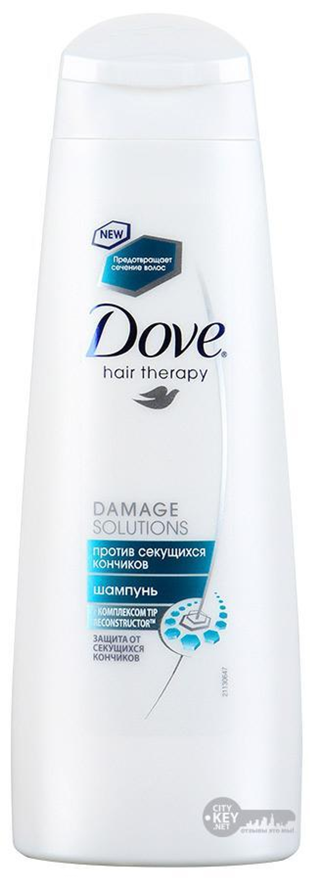 Dove Шамп. Против секущихся кончиков 250мл *6*12* / 276 / 1932 /