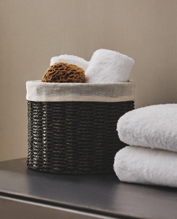 Zara Home Корзина из нержавеющей стали, цвет коричневый, 25 см