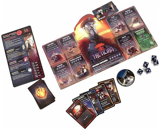 Настольная игра Трон кубов. Второй сезон. Перезагрузка: Битва 2. Тактик vs Охотница