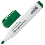 Маркер стираемый для белой доски ЗЕЛЕНЫЙ, STAFF "Manager", 5 мм, с клипом, 151494