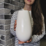 🌸 Ваза керамическая крем Капля | h — 27 см; d — 16 см — 8 марта у Феи