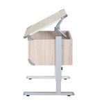 Стол-парта регулируемый "ДЭМИ" СУТ.28, 900х530х530-815 мм, серый/ясень (КОМПЛЕКТ)