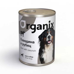 Organix (говядина и рубец) - консервы для собак