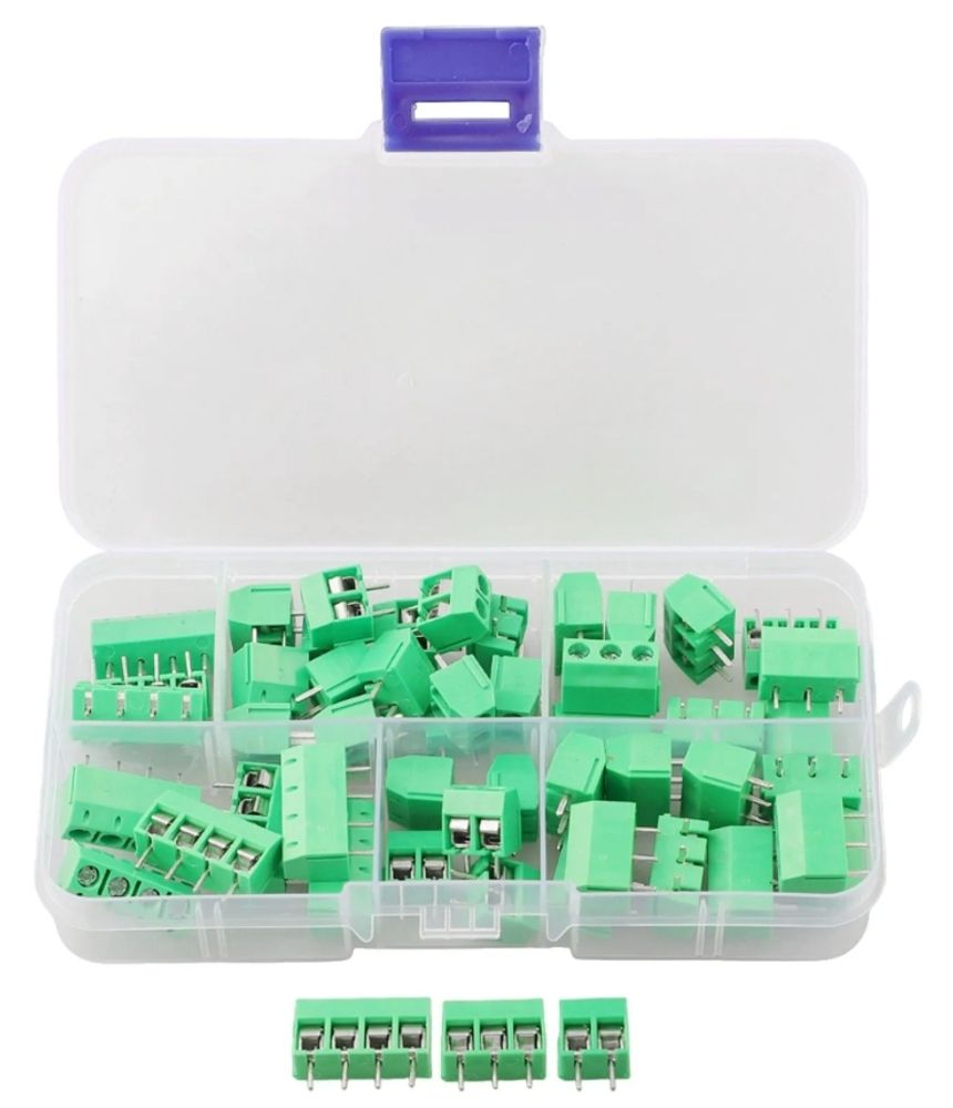 Набор клеммных колодок на плату шаг 5,08 мм 2/3/4P (50шт)