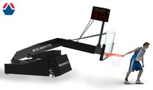 Стойка баскетбольная мобильная складная PRO, вынос 3250 с трехсторонним табло атаки