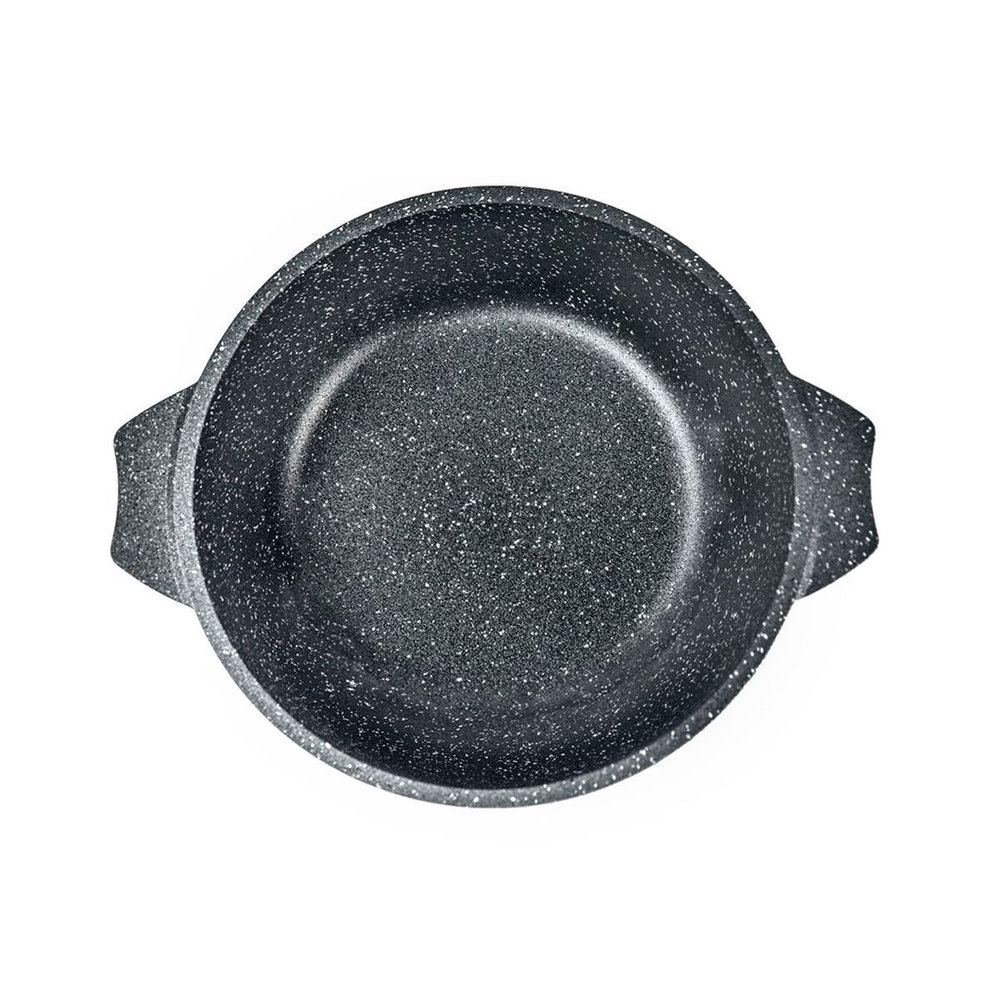 Кастрюля алюминий, антиприг, 3 л, с крыш, Мечта, Гранит, 43701