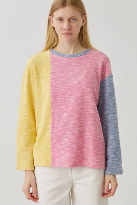 Топ составной из хлопка