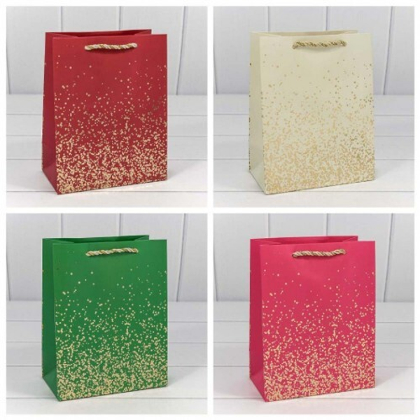 
          Пакет подарочный 18 х 23 х 10 см Набор 4 шт "Золотые вкрапления" (Микс)