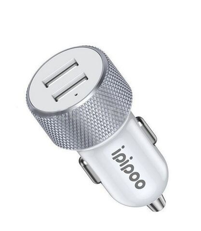 АЗУ USB-адаптер Ipipoo XP-2 (2USB /2.4A +кабель MicroUSB)