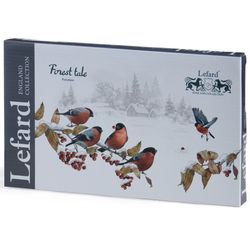 БЛЮДО LEFARD "ЛЕСНАЯ СКАЗКА" 30 СМ ПРЯМОУГ. СНЕГИРИ (КОР=16ШТ.)