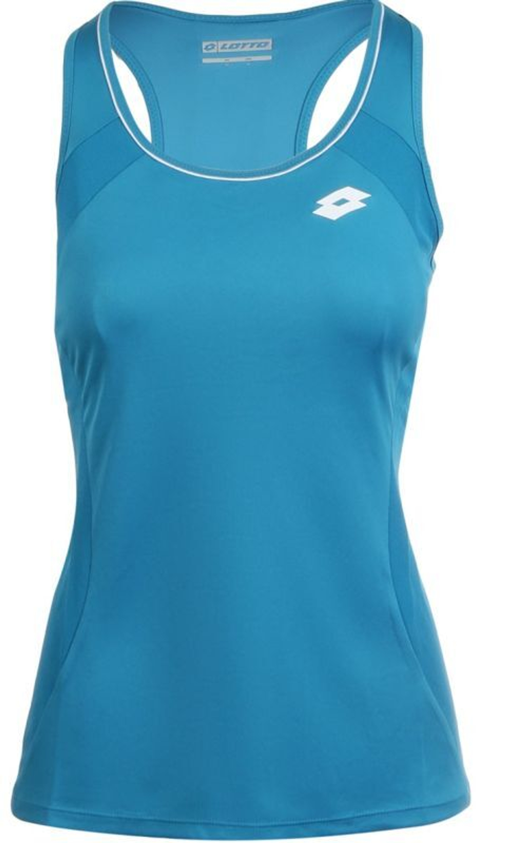 Женский топ теннисный Lotto Squadra W Tank PL - mosaic blue