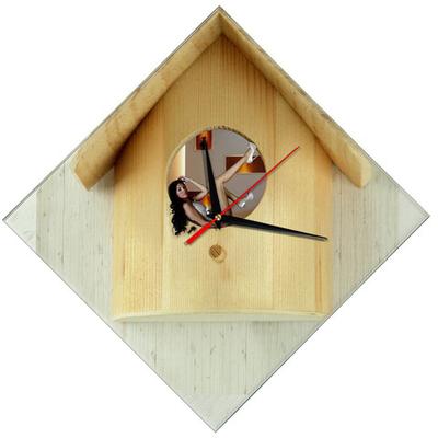 Настенные часы Идеал с кукушкой "Кукушка, сколько осталось?", 28 см, Декор для дома, подарок