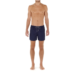 Мужские плавательные шорты темно-синие HOM SEA LIFE Beach Boxer 402537_4000RA
