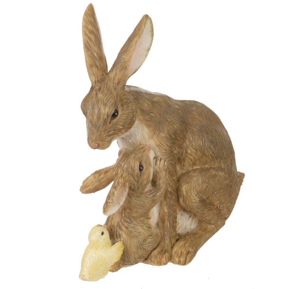 GAEM Фигурка декоративная "Зайцы", L11,5 W5,5 H13,5 см