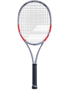 Теннисная ракетка Babolat Pure Strike 98 18/20 4-gen - grey/fluo strike + Струны