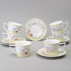 ЧАЙНЫЙ НАБОР LEFARD "BLOSSOM" НА 6 ПЕР. 12 ПР. 250 МЛ