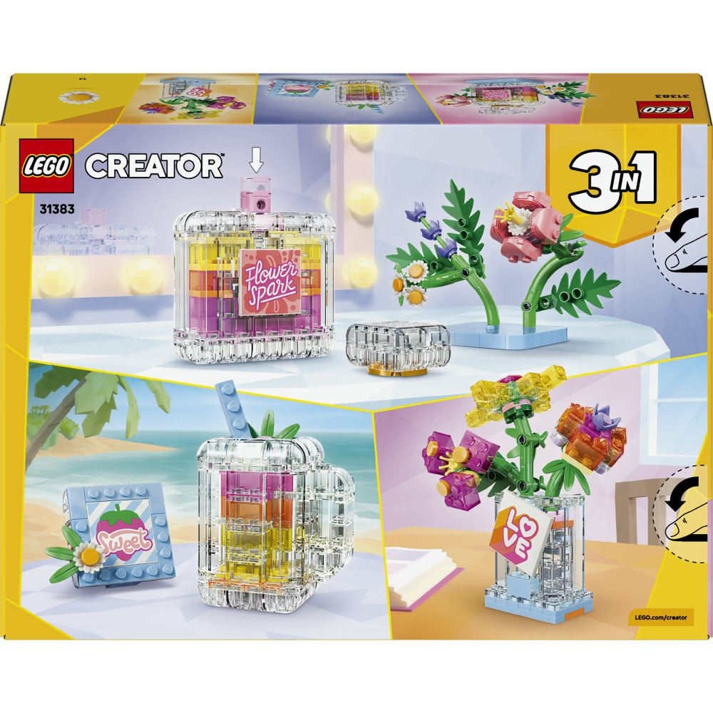 Конструктор LEGO Creator 31383 Флакон духов с цветочным декором 3 в 1 — фото 12