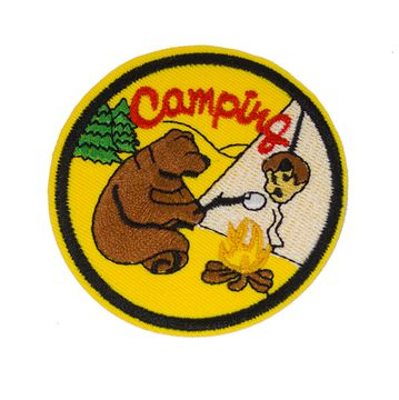 Нашивка на рюкзак и на одежду. It's camping, boy